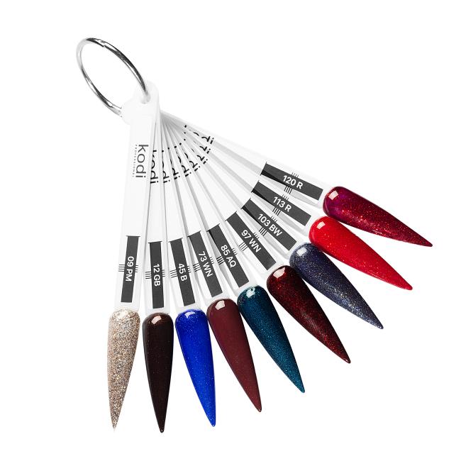 Палитра оттенков гель-лаков серии Magic moment (9 типс)